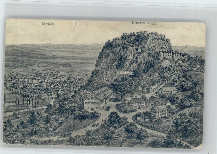 Singen Hohentwiel Scheffel Linde