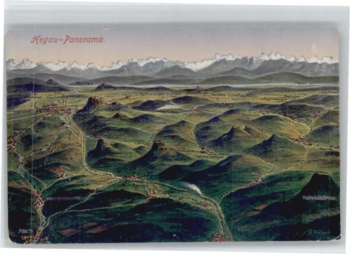 Singen Hohentwiel Fliegeraufnahme