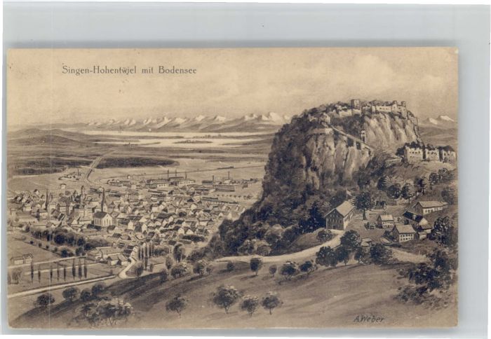 Singen Hohentwiel Künstler A Weber