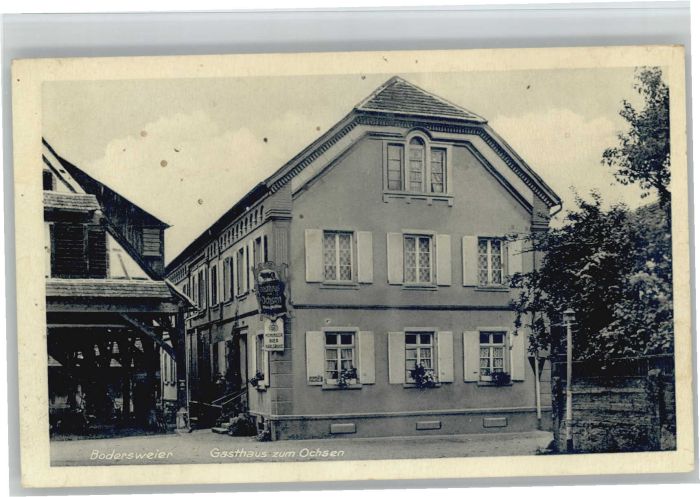 Bodersweier Gasthaus Zum Ochsen