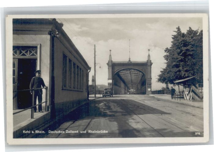 Kehl Deutsches Zollamt Rheinbrücke