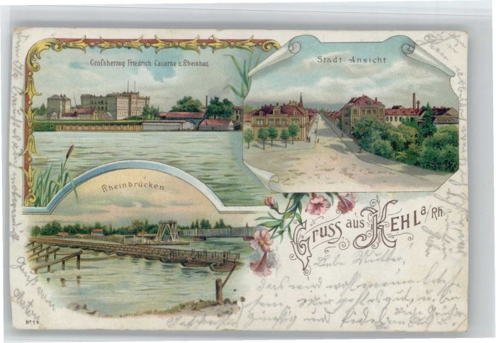 Kehl Friedrich Kaserne Rheinbrücke