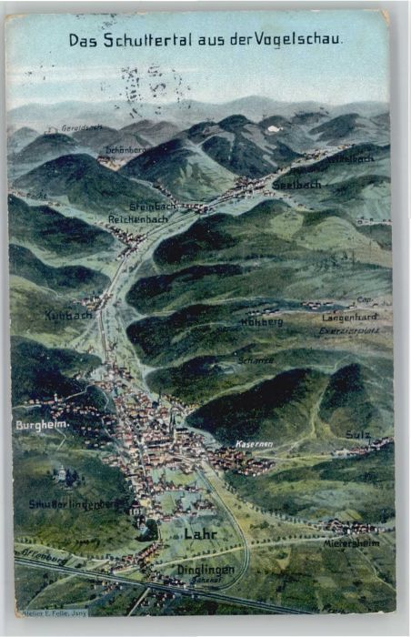 Lahr Schwarzwald Lahr Fliegeraufnahme