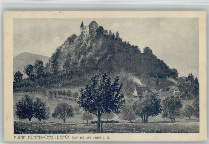 Lahr Schwarzwald Lahr Ruine Hohen Geroldseck