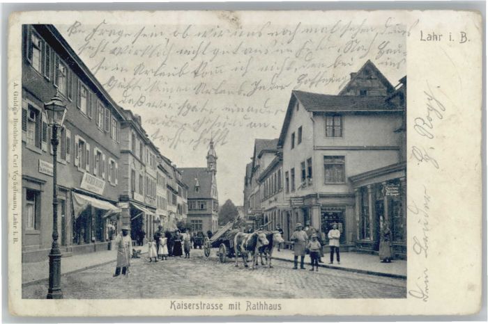 Lahr Schwarzwald Lahr Kaiserstrasse Rathaus