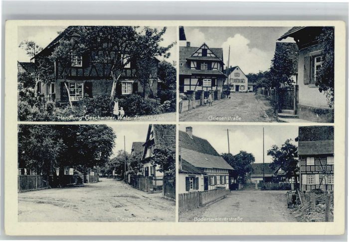 Zierolshofen Handlung Walz Griesenstrasse Bodersweie