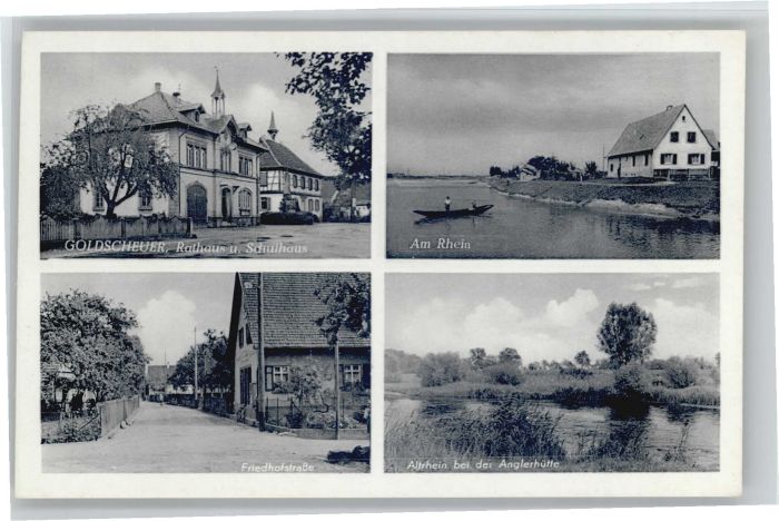 Goldscheuer Rathaus Schule Friedhofstrasse Anglerhü