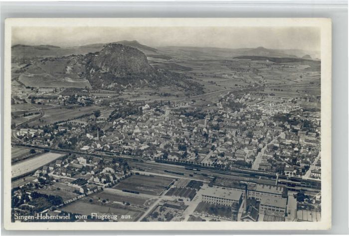 Singen Hohentwiel Fliegeraufnahme