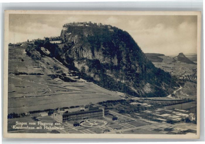 Singen Hohentwiel Fliegeraufnahme Krankenhaus