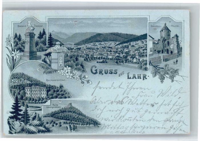 Lahr Schwarzwald Lahr Bismarck Denkmal Reichswaisenhaus