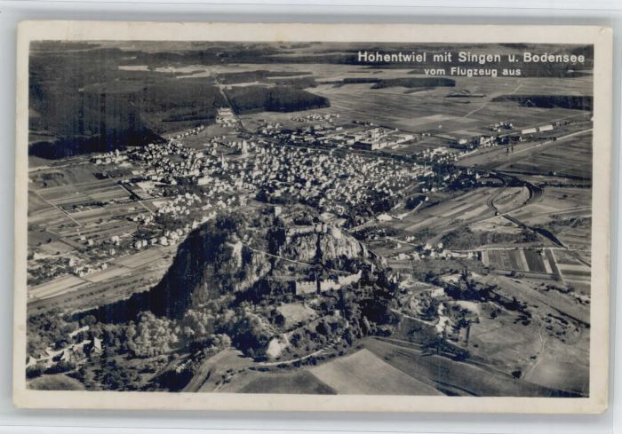 Singen Hohentwiel Fliegeraufnahme