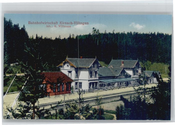 Villingen-Schwenningen Kirnach Bahnhof Wirtschaft