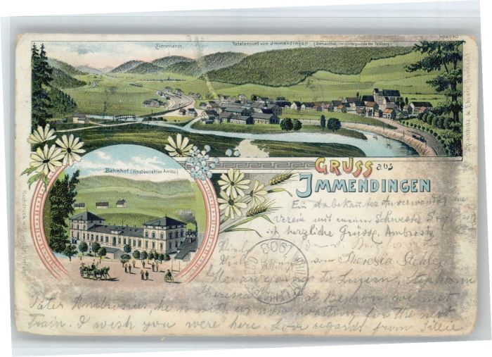 Immendingen Bahnhof Restaurant Ambs