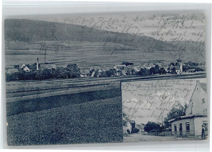 Blumberg Baden Blumberg Handlung Aug. Greitmann