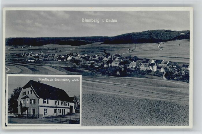 Blumberg Baden Blumberg Kaufhaus Greitmann