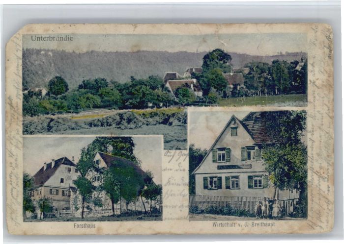Unterbraendi Forsthaus Wirtschaft Breithaupt