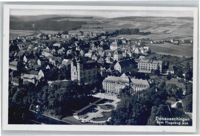 Donaueschingen BW Fliegeraufnahme