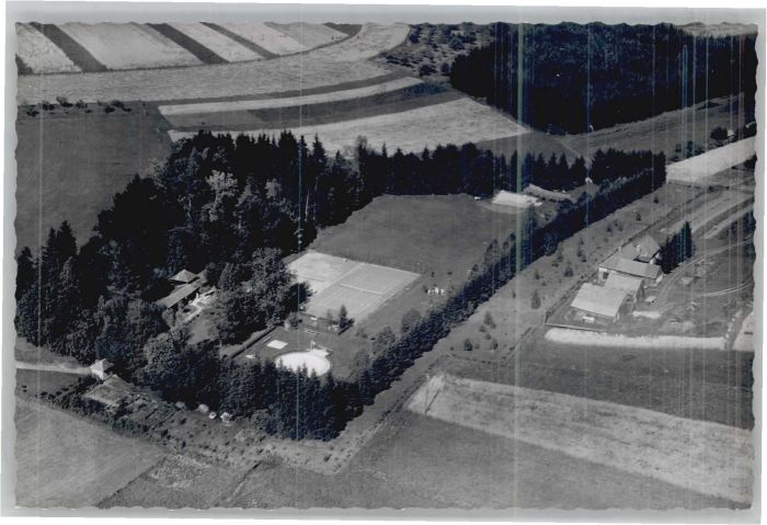 Villingen-Schwenningen Fliegeraufnahme Tennisplatz