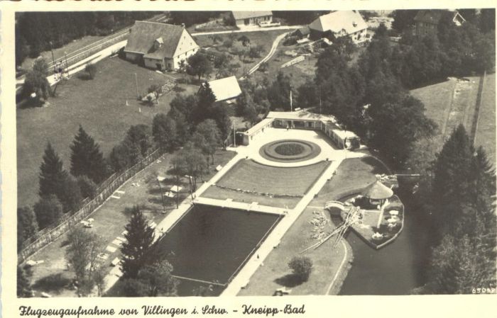Villingen-Schwenningen Villingen Kneippbad Fliegeraufnahme