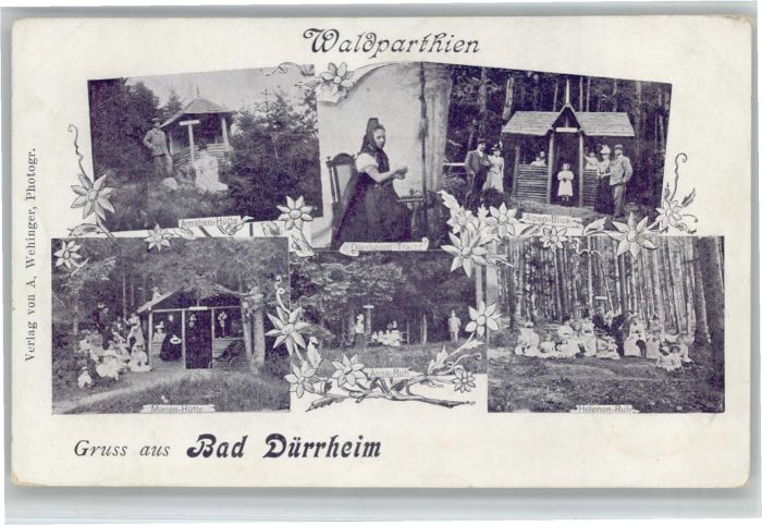 Bad Duerrheim malien-Hütte Anna Ruh Dürrheimer Tracht