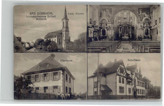 Bad Duerrheim farrhaus  Schulhaus Kirche