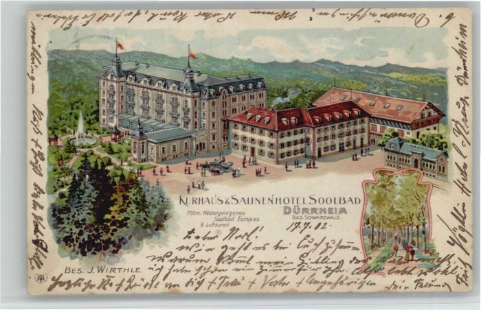 Bad Duerrheim urhaus Salinenhotel Soolbad