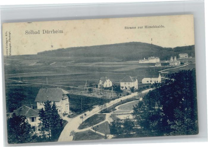 Bad Duerrheim trasse zur Hirschhalde