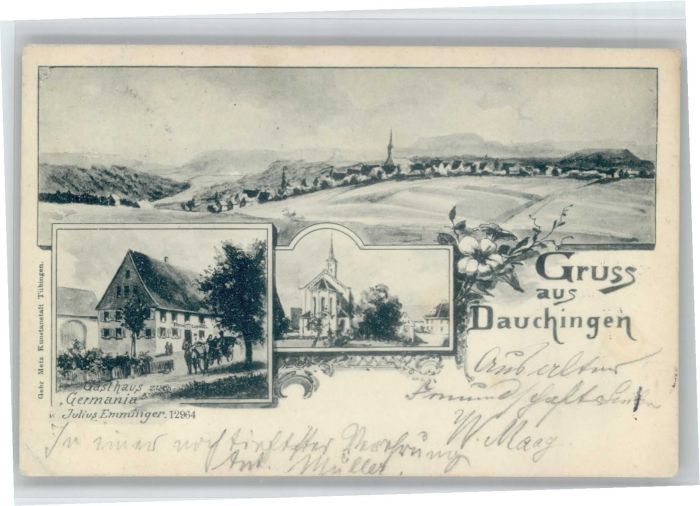 Dauchingen Gasthaus zur Germania