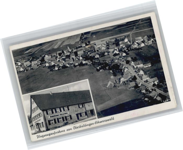 Oberbaldingen Gasthaus Hirschen Fliegeraufnahme