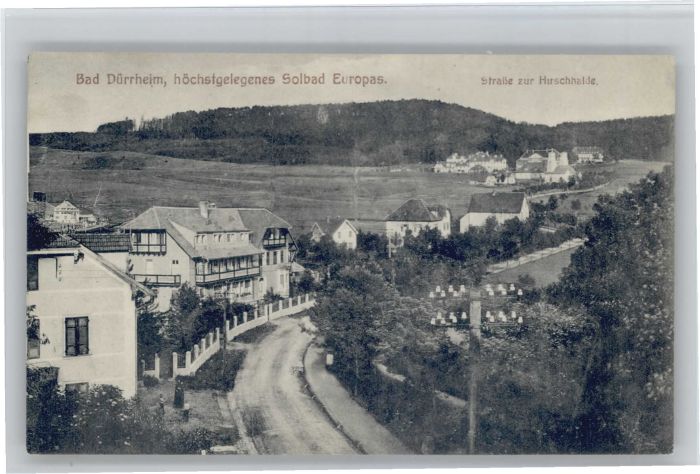 Bad Duerrheim trasse zur Hirschhalde