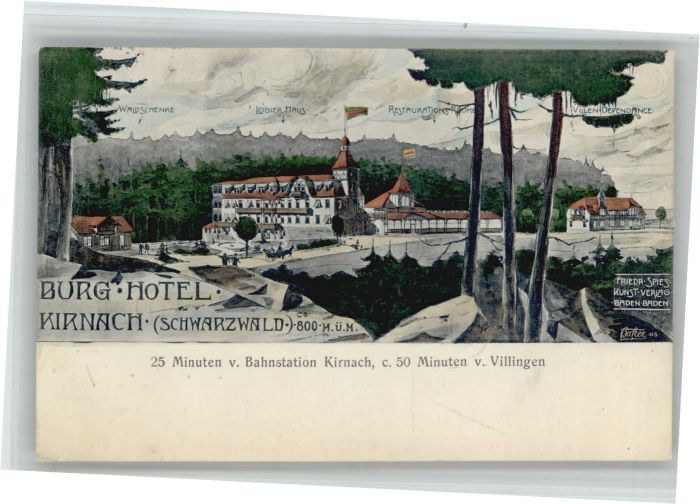 Unterkirnach Bahnstation Kirnach