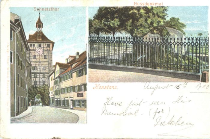 Konstanz Schnetztor Hussdenkmal