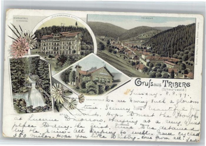 Triberg Wasserfall Schwarzwaldhotel Gewerbehall