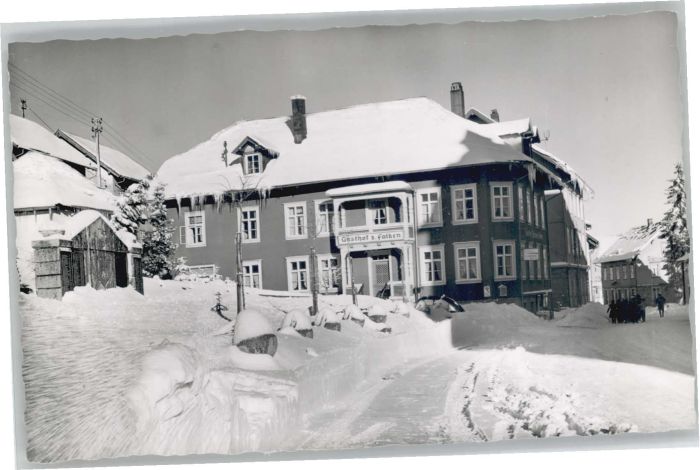 Schoenwald Schwarzwald Gasthof zum Falken