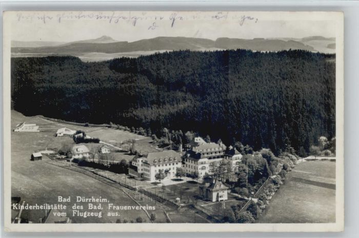 Bad Duerrheim inderheilstätte Fliegeraufnahme x