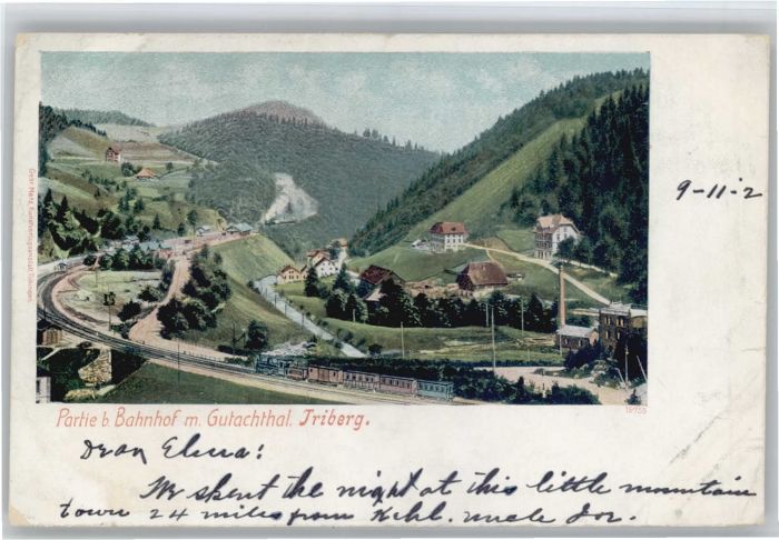 Triberg Gutachtal Bahnhof