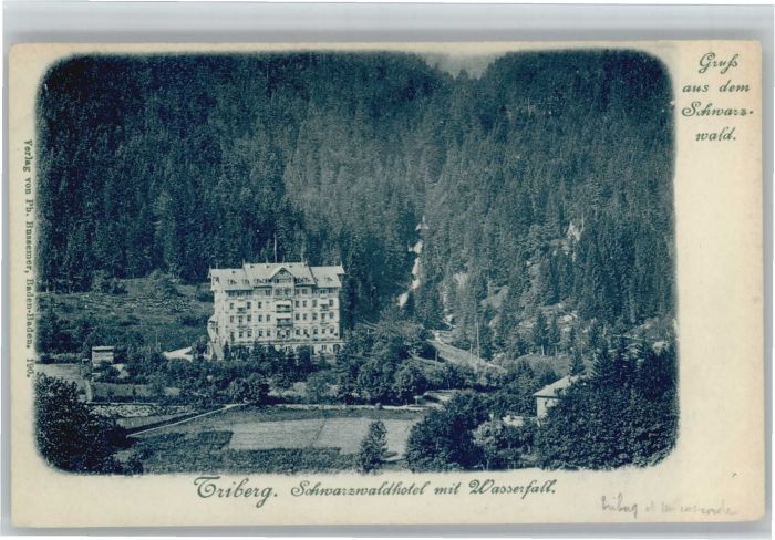 Triberg Schwarzwaldhotel Wasserfall