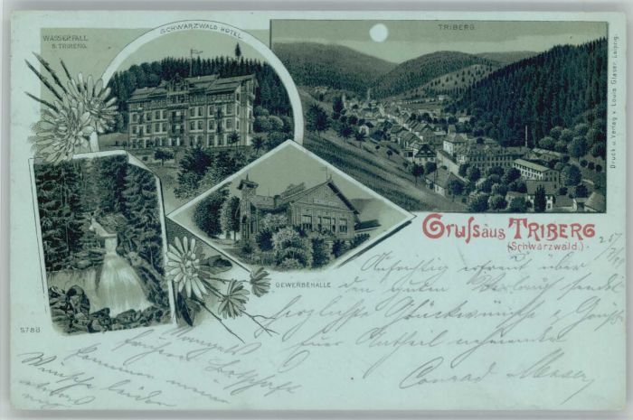 Triberg Wasserfall Schwarzwaldhotel Gewerbehall