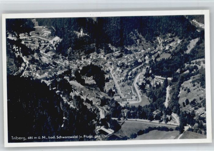 Triberg Fliegeraufnahme