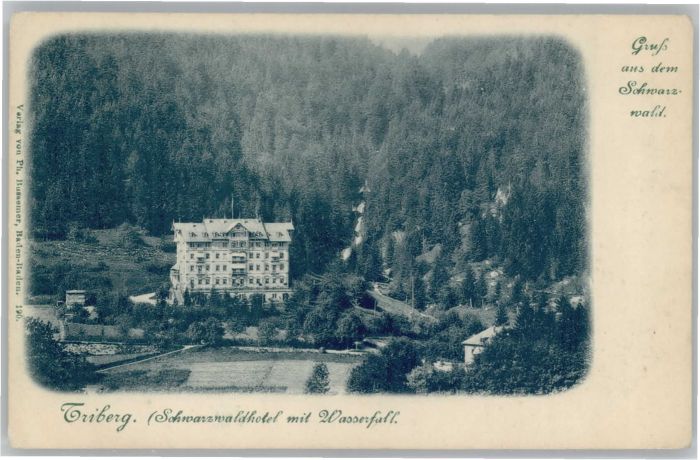 Triberg Schwarzwaldhotel Wasserfall