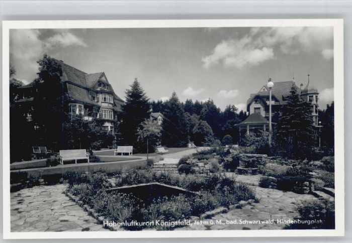 Koenigsfeld Schwarzwald indenburgplatz