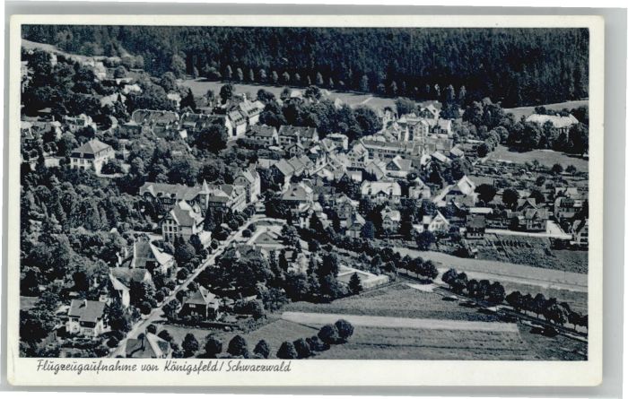 Koenigsfeld Schwarzwald Königsfeld Fliegeraufnahme