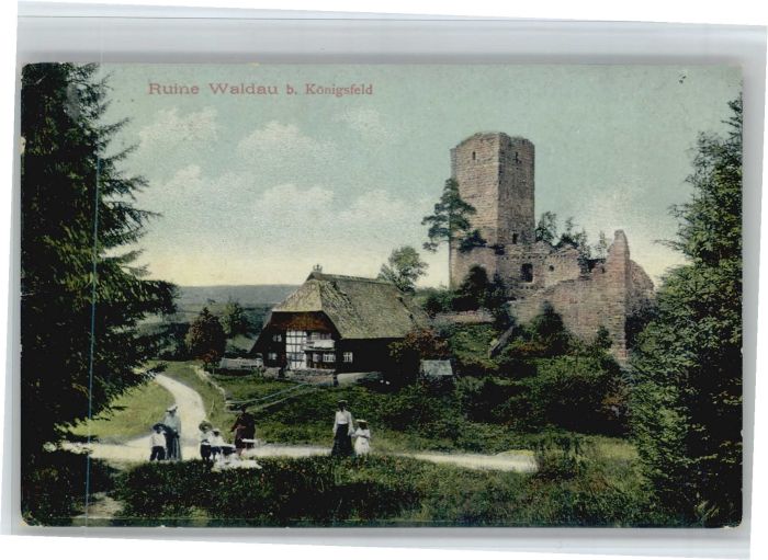 Koenigsfeld Schwarzwald Königsfeld Ruine Waldau