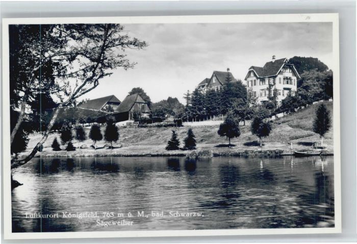 Koenigsfeld Schwarzwald Königsfeld Sägeweiher *