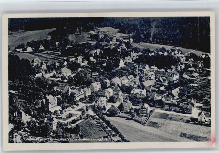 Koenigsfeld Schwarzwald Königsfeld Fliegeraufnahme