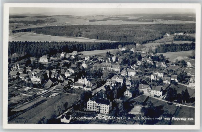 Koenigsfeld Schwarzwald Königsfeld Fliegeraufnahme