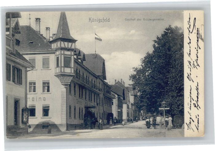 Koenigsfeld Schwarzwald Königsfeld Gasthof der Brüdergemeine x