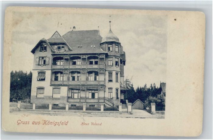 Koenigsfeld Schwarzwald Königsfeld Haus Voland