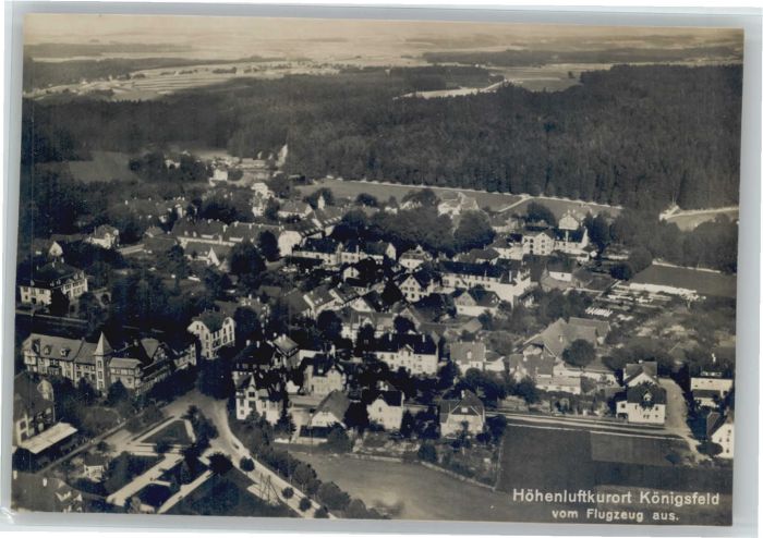 Koenigsfeld Schwarzwald Königsfeld Fliegeraufnahme