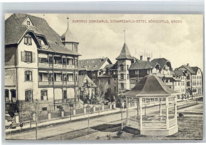 Koenigsfeld Schwarzwald Königsfeld Kurhaus Doniswald Schwarzwal